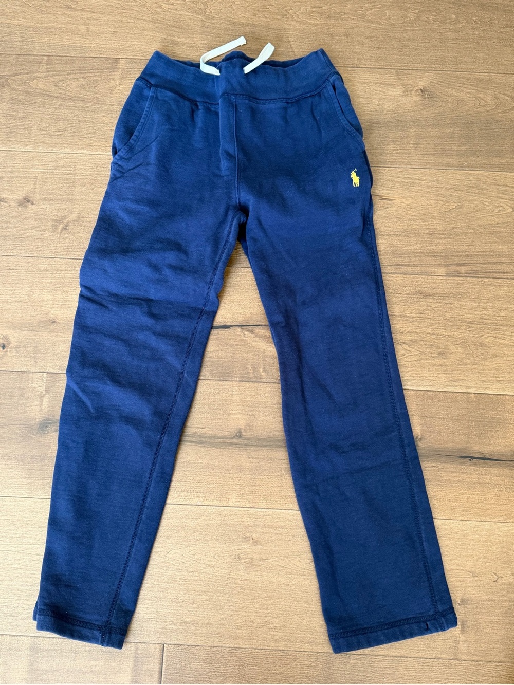 Ralph Lauren Men’s Navy Sweat Joggers with Yellow Polo Pony